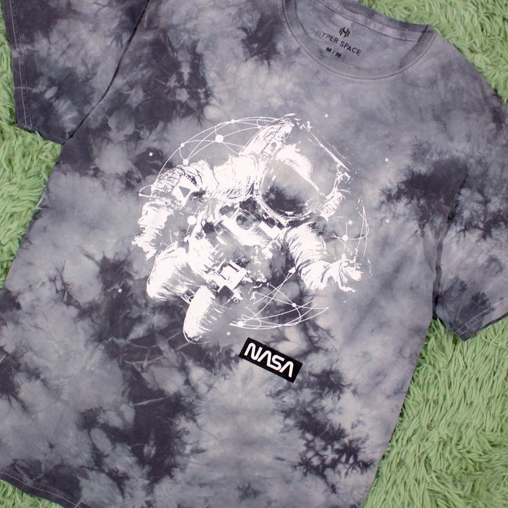 NASA Astronaut TieDye Short Sleeve Shirt